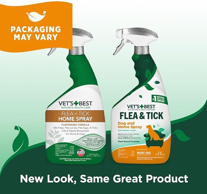 Natural Flea & Tick Spray That Works for Light to Moderate Flea Season