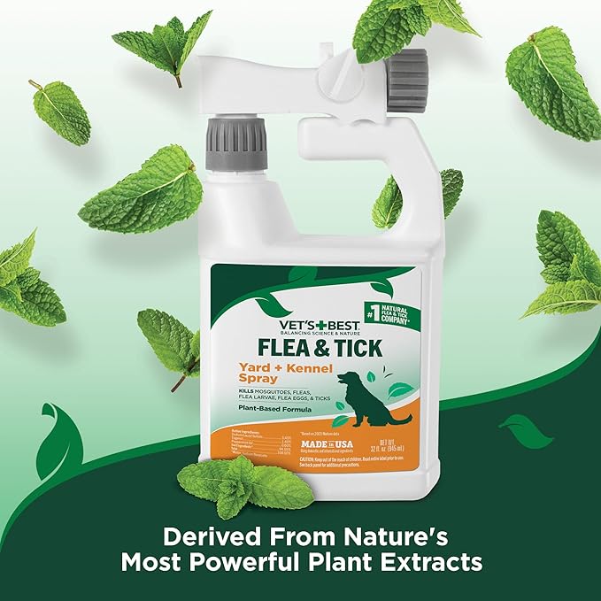 Great Natural Flea & Tick Spray for the Yard That Works