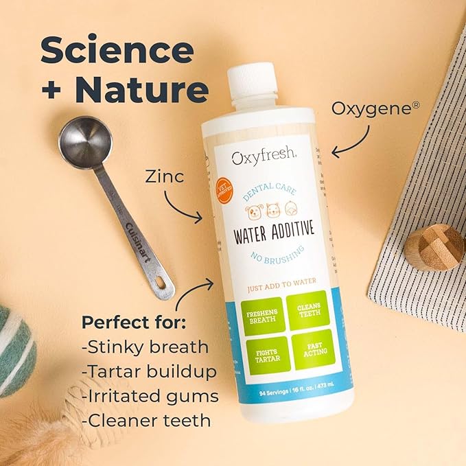 Water Additive to Fight Tartar & Plaque