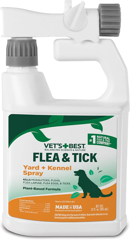 Great Natural Flea & Tick Spray for the Yard That Works