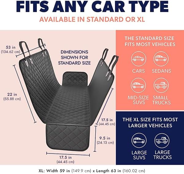 Well Designed Back Seat Cover