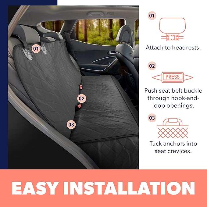 Well Designed Back Seat Cover